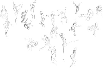 One Minute Gestures 7 — figure reference