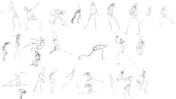One Minute Gestures 16 — figure reference