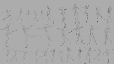 One Minute Gestures 18 — figure reference