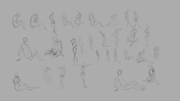 One Minute Gestures 19 — figure reference