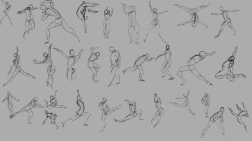One Minute Gestures 20 — figure reference