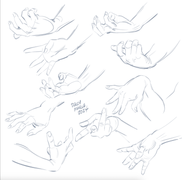 hands warm up — figure reference