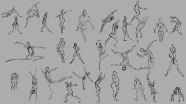 One Minute Gestures 21 — figure reference