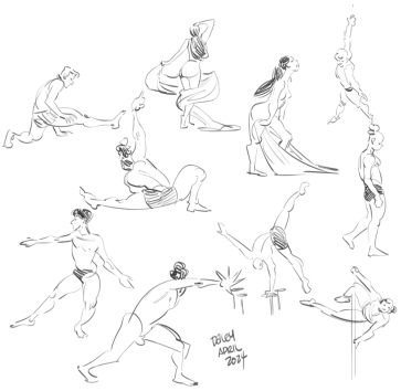 warming up — figure reference