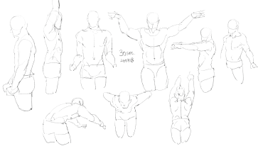 30s croquis — figure reference