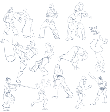 martial arts — figure reference