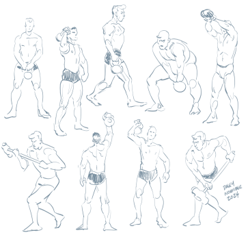 warmups — figure reference