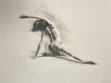 Model in Charcoal — figure reference