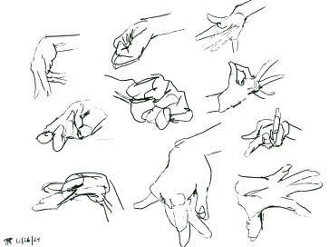 30sec hand study — figure reference