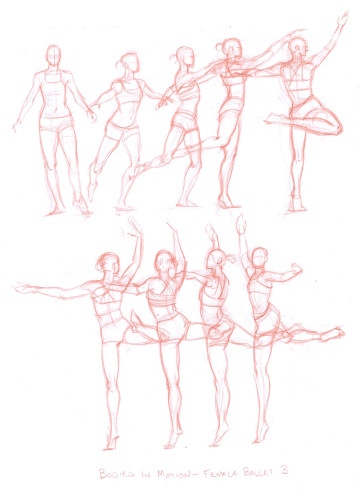 Ballet Gestures — figure reference
