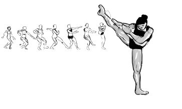 dance gesture — figure reference