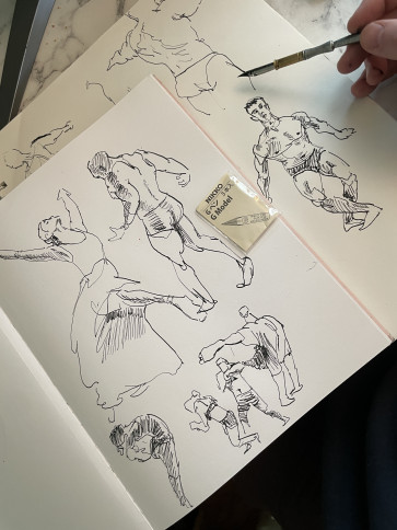 2-4min Quick Sketch — figure reference