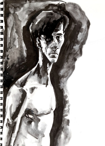 portait study — figure reference