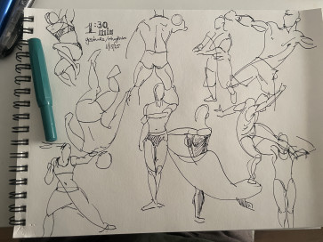 1.5 min Gesture/Rhythm Study — figure reference