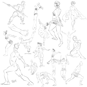 2 min warmups — figure reference