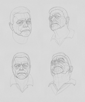 Head Form Studies — figure reference