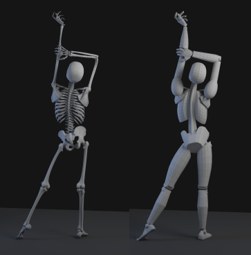 Skeleton Posing — figure reference
