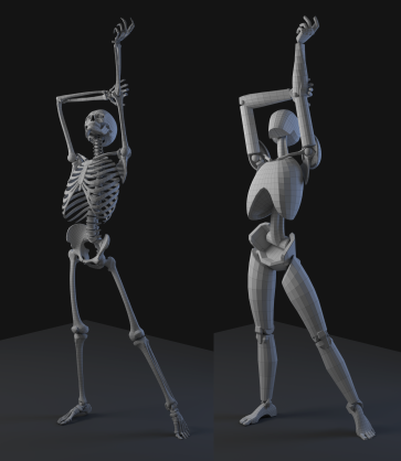 Skeleton Posing — figure reference