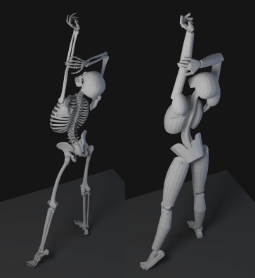 Skeleton Posing — figure reference