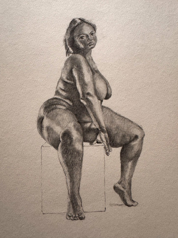 Life Drawing Zola 08 — figure reference