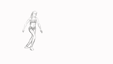 Asian Dance 1 animation — figure reference