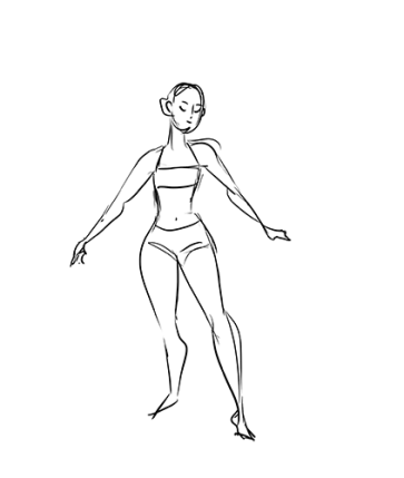 gesture animation — figure reference