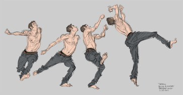 Parkour Twist — figure reference