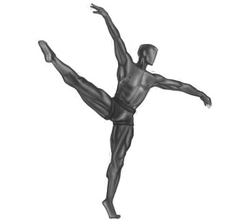 Leg Study . 02 — figure reference