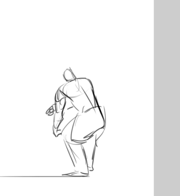 Kick Animation — figure reference