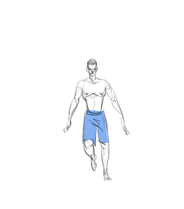 Jump Animation — figure reference