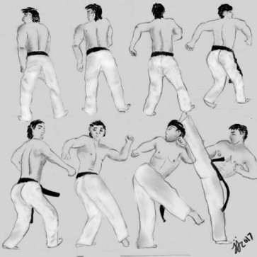 Movement study — figure reference