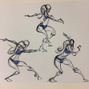 Asian dance 1 — figure reference