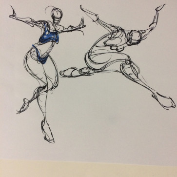 Contemporary dance 11 — figure reference