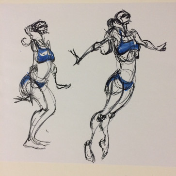 Contemporary dance 11 — figure reference