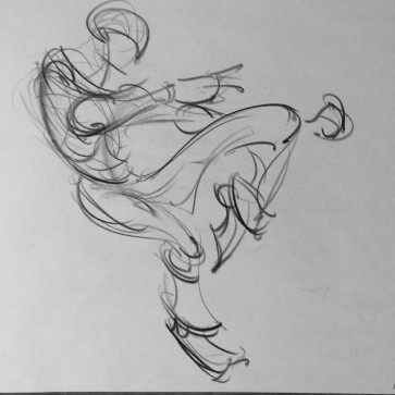Karate jumping ax kick — figure reference
