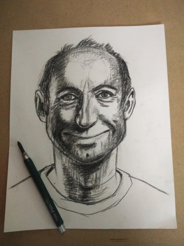 Charcoal Practice — figure reference