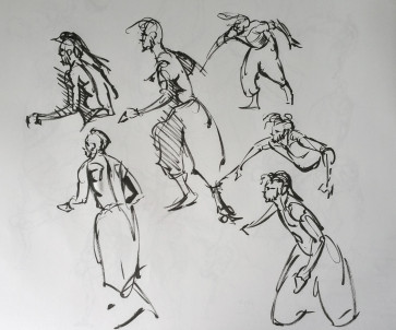 Brush Pen Gestures — figure reference