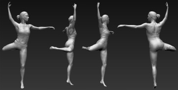 3D Sculpt — figure reference