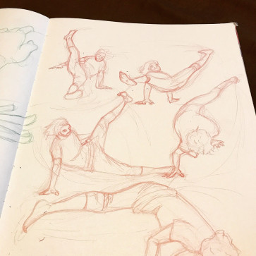 Breakdance Practice — figure reference