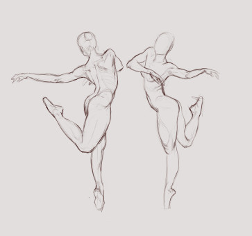 Dancer Sketches — figure reference