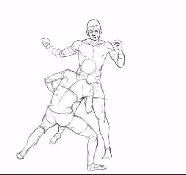 Stage Combat 2 by 3lix13 — figure reference