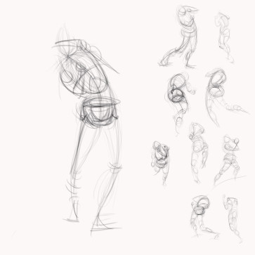 Gesture sketch — figure reference
