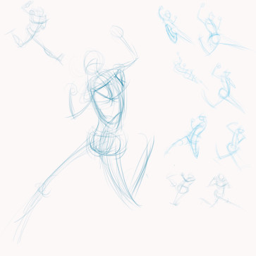 Gesture sketch — figure reference