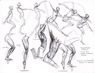 Asian Dance 4 - studies by Michael Hampton — figure reference
