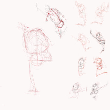 Gesture study — figure reference