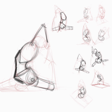 Gesture sketch — figure reference