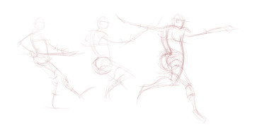 Gesture sketch — figure reference