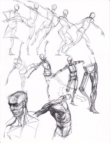 Male Ballet Study by Michael Hampton — figure reference