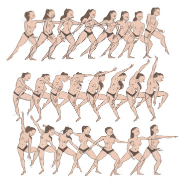 VICTORIA LOPEZ - GESTURE DRAWING — figure reference
