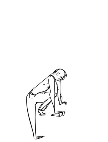 Animated gesture drawings — figure reference